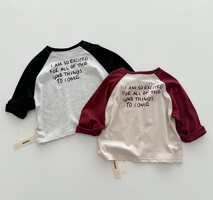 2024春秋新品★子供服　長袖トップス★80-130cm★2色