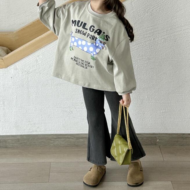 2024★春秋新作★韓国風子供服★ジーンズ★90-140CM