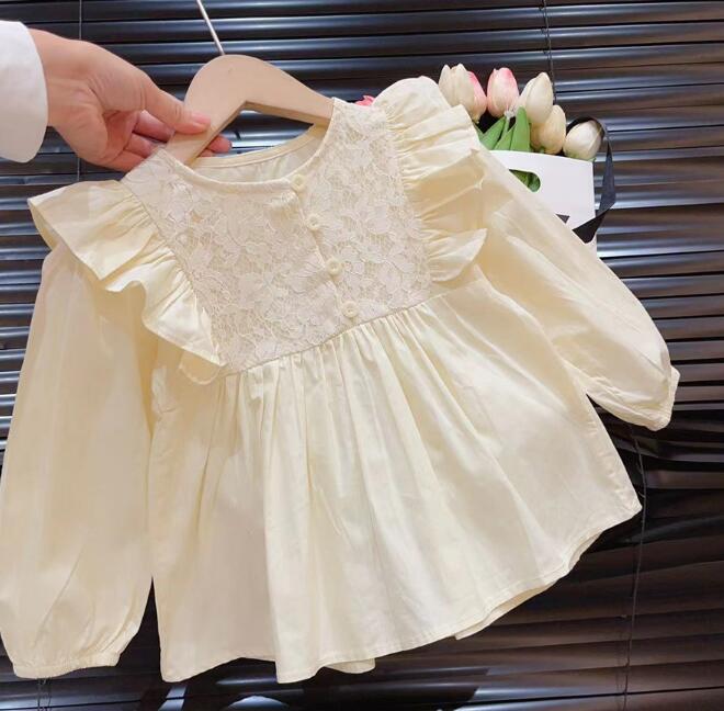 子供服★長袖シャツ★トップス★韓国風子供服★キッズ女の子★90-140CM