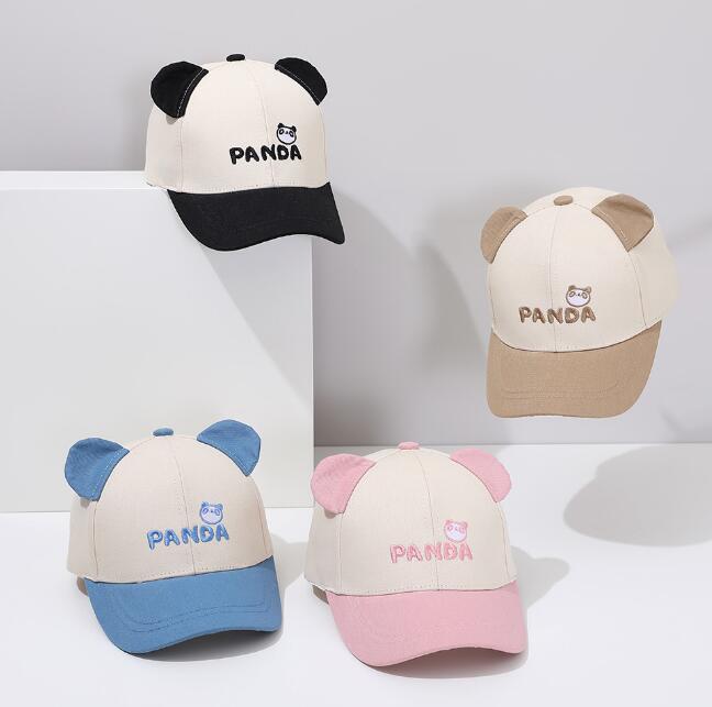 「2024」子供用★帽子★キャップ★野球帽★キッズ★男女兼用★可愛い★パンダ★4色