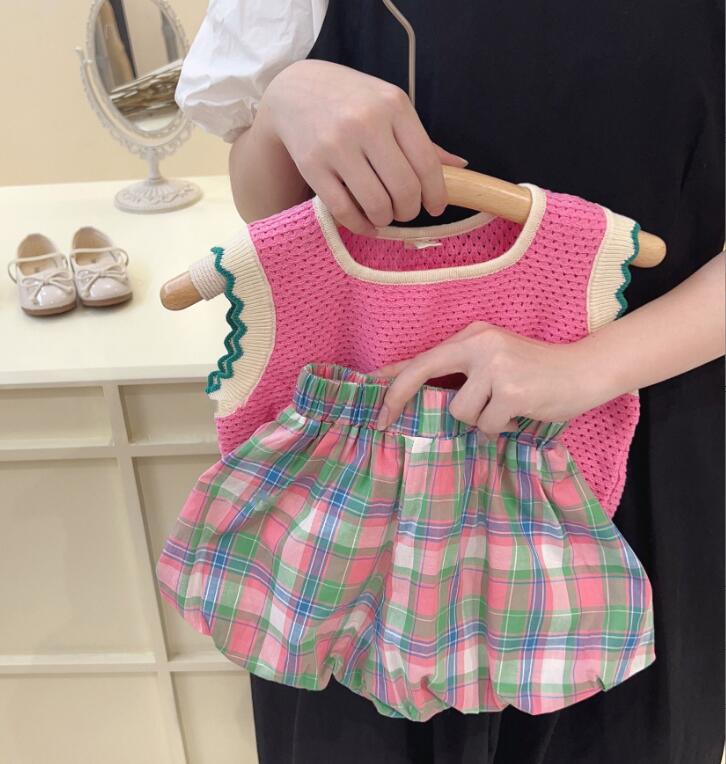 2024★春夏新作★韓国風子供服★ベスト★ズボン★分けて販売★80-130CM