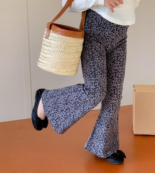 2024新品★子供服★豹柄ズボン★100-150cm★2色