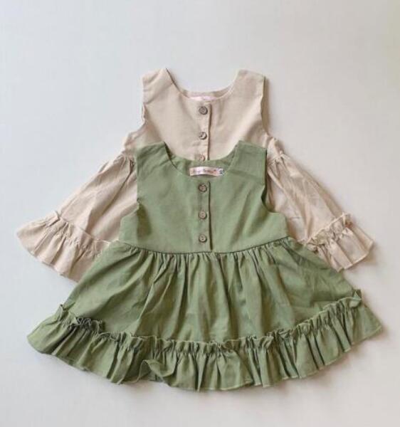 2024★春夏新作★韓国風子供服★トップス+ズボン2セット★2色80-110CM