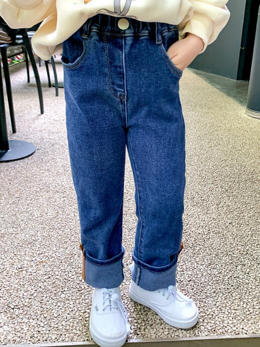 2024★春秋新作★韓国風子供服★ジーンズ★ズボン★カジュアル★7-15