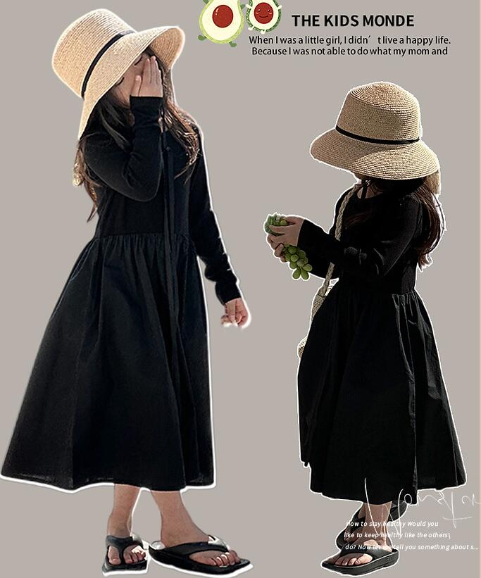 2024春新品★子供服　ワンピース★100-160cm