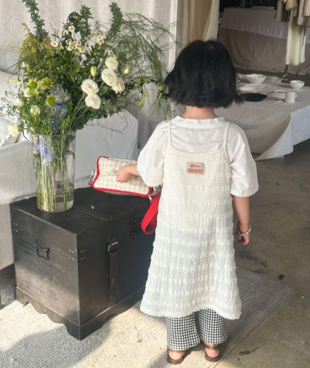 2024★春夏新作★韓国風子供服★ワンピース★Tシャツ★カジュアル★90-140CM