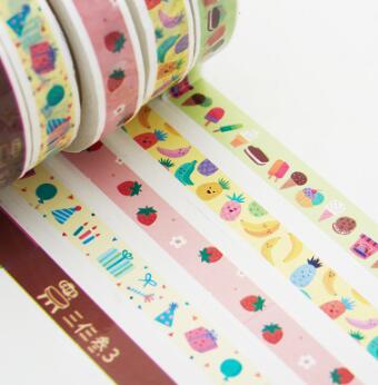 ★飾りシール★粘着シール　粘着テープ★広さ1.8cm*100m