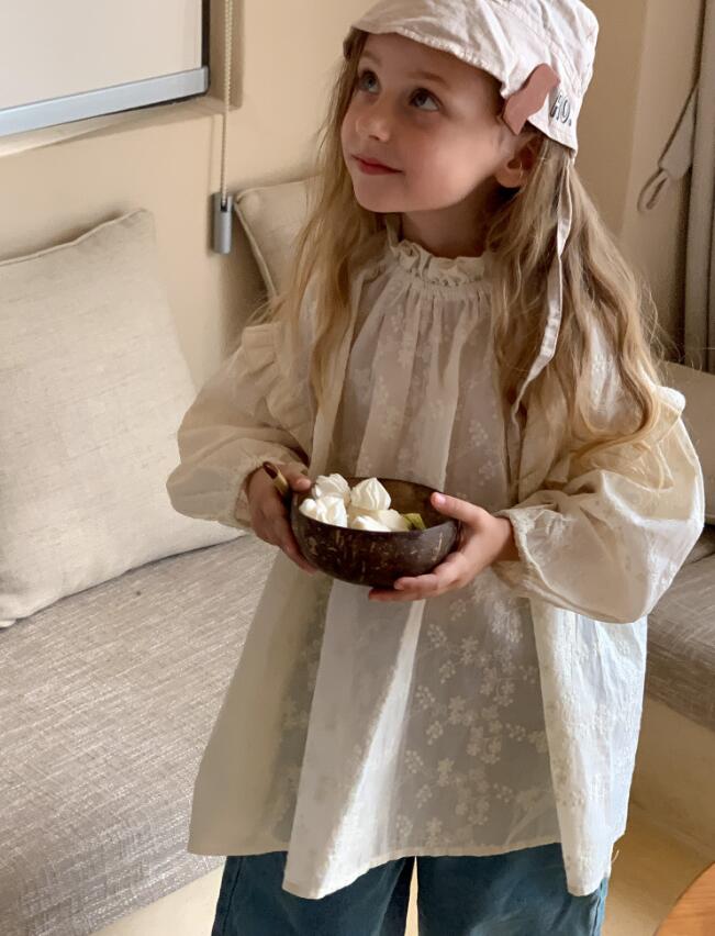 2024★春秋新作★韓国風子供服★シャツ★90-140CM