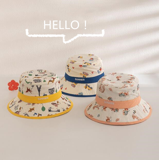 「2024」子供用★帽子★バケットハット★キッズ★ベビー★日焼け防止★速乾★3色