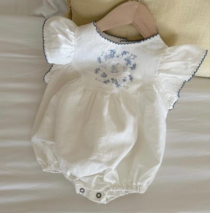 2024★春夏新作★韓国風子供服★ロンパース★ワンピース★66-90CM/80-110CM