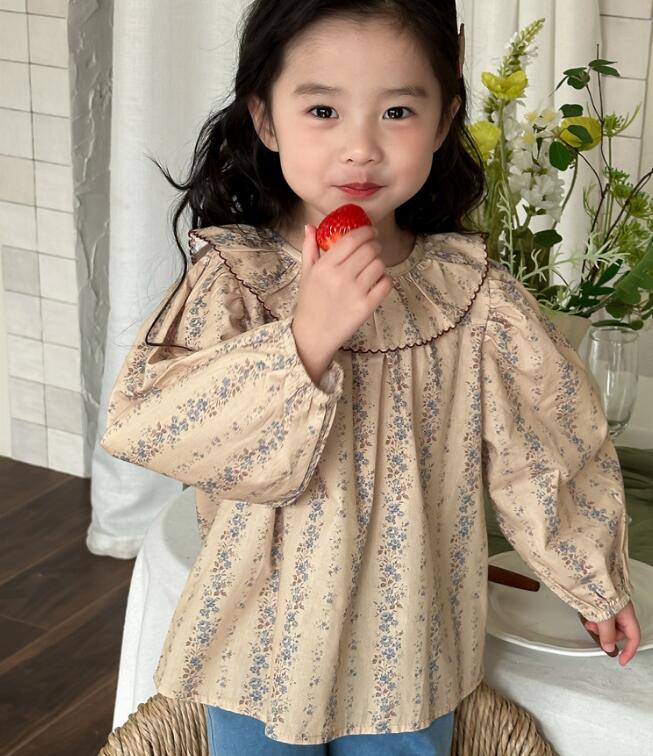 2024★春秋新作★韓国風子供服★シャツ★90-140CM