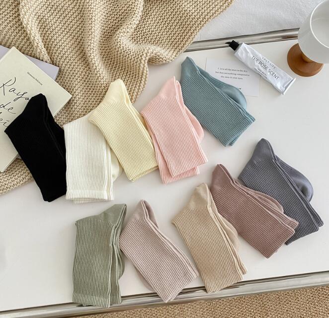 靴下★レディース★ソックス★大人用★女性用靴下★無地★可愛い★多色