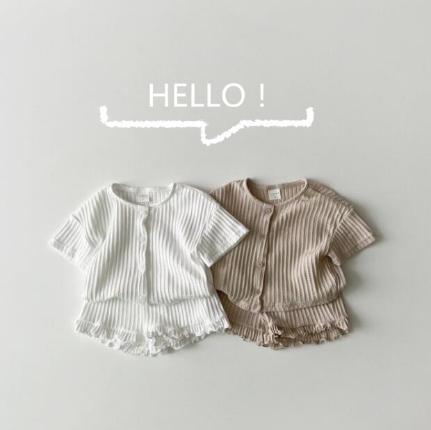 子供服★トップス+パンツ★セットアップ★キッズ★男女兼用★韓国風子供服★2色★80-130CM