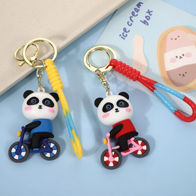 キーホルダー★キーリング★バッグチャーム★可愛い★ファション小物★パンダ★2色