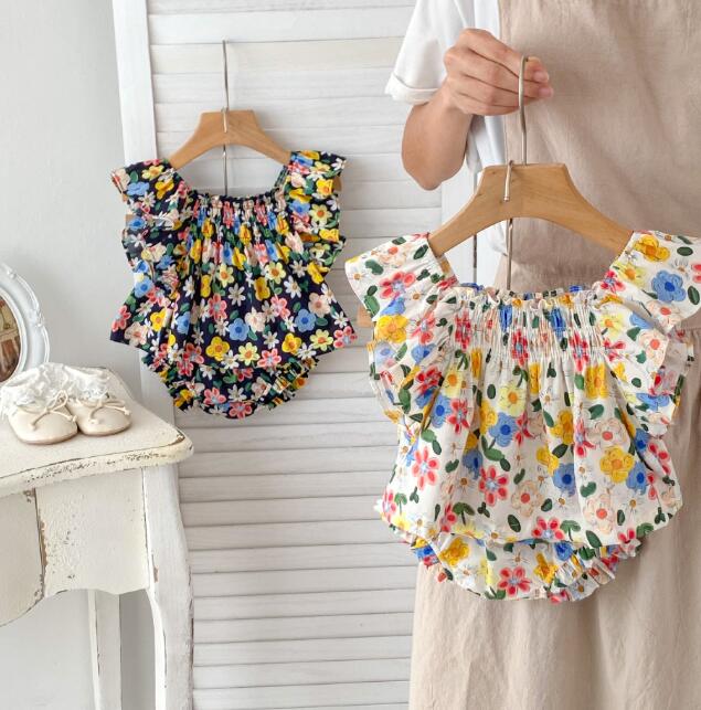 「2024」子供服★トップス+パンツ★セットアップ★可愛い★2色★66-100CM