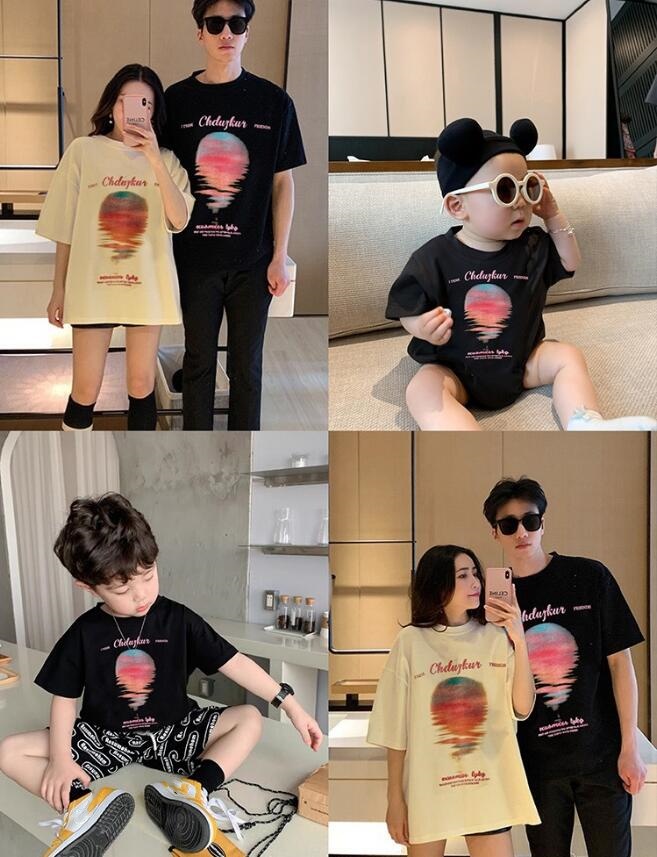 2024★春秋新作★韓国風子供服★ロンパース★Tシャツ★親子服