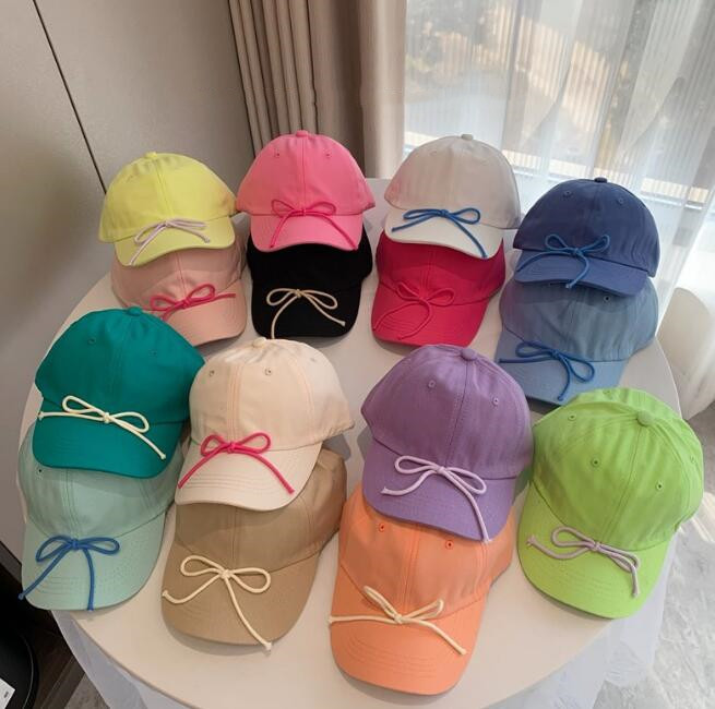 「2024」子供用★帽子★キャップ★キッズ★野球帽★日焼け防止★蝶結び★15色