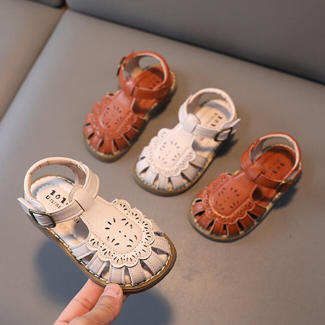 「2024」靴★子供靴★キッズ靴★シューズ★キッズ女の子★サンダル★2色「21-30#」