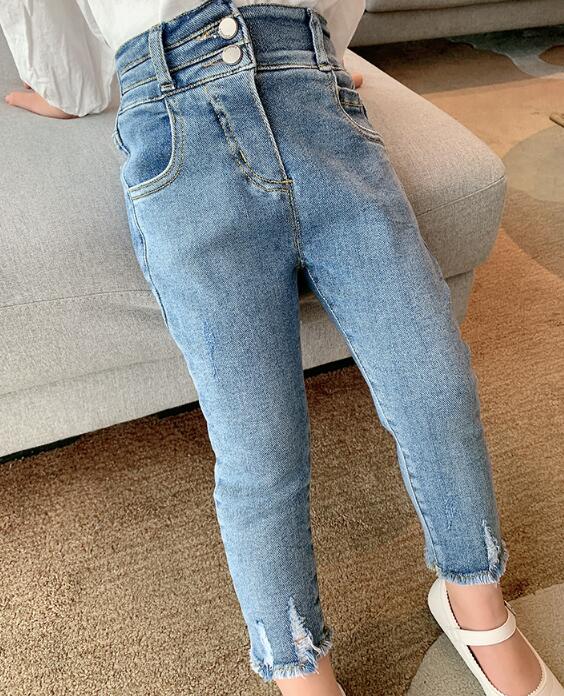 2024★春秋新作★韓国風子供服★ジーンズ★7-15