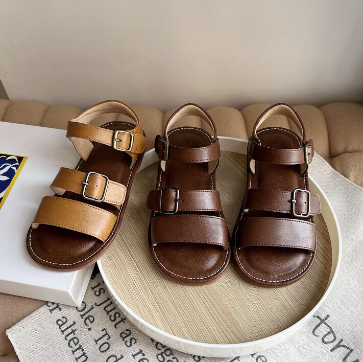 2024新品★子供靴　シューズ　サンダル　タグ22-32★2色