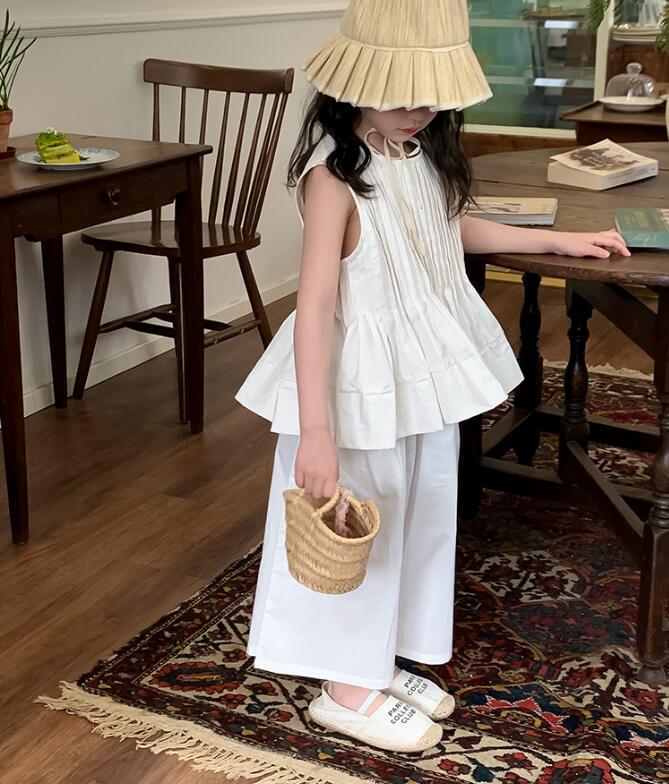 2024夏新品★子供服 　トップス+ズボン　セット★90-150cm★