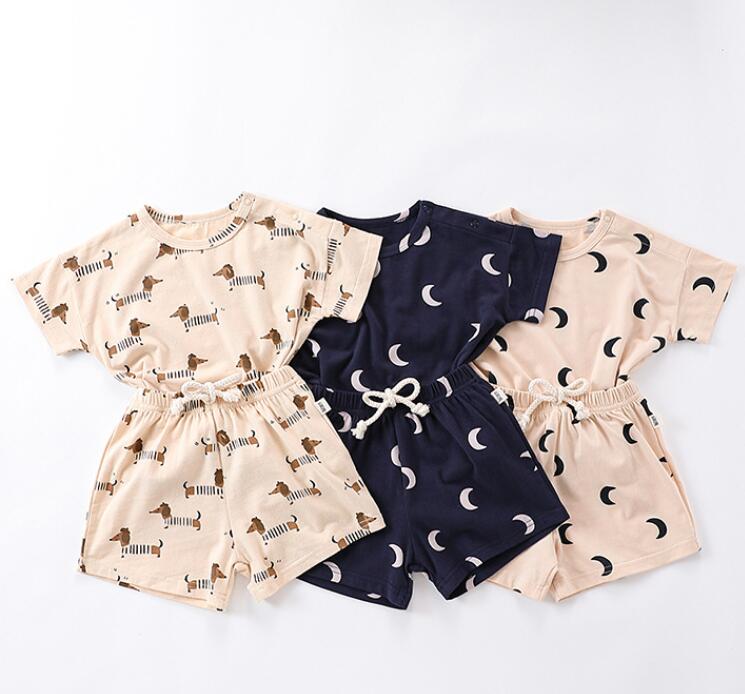 2024年夏★子供服　トップス+ズボン　セット★73-100cm★3色