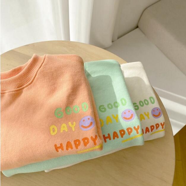 2024★春秋新作★韓国風子供服★トレーナー★3色66-90CM