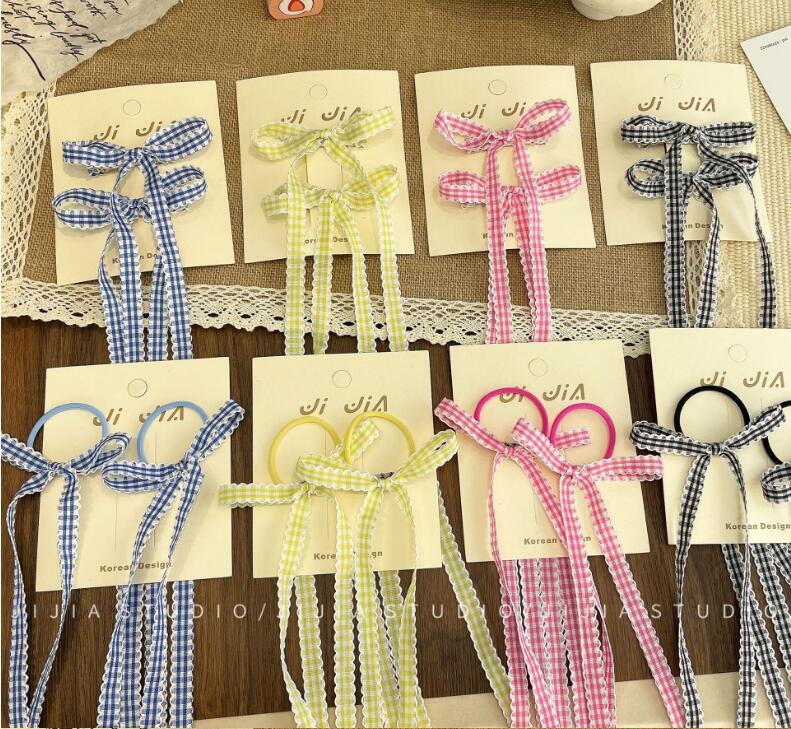 雑貨★髪飾り　ヘアビン&ヘアゴム★アクセサリー★4色