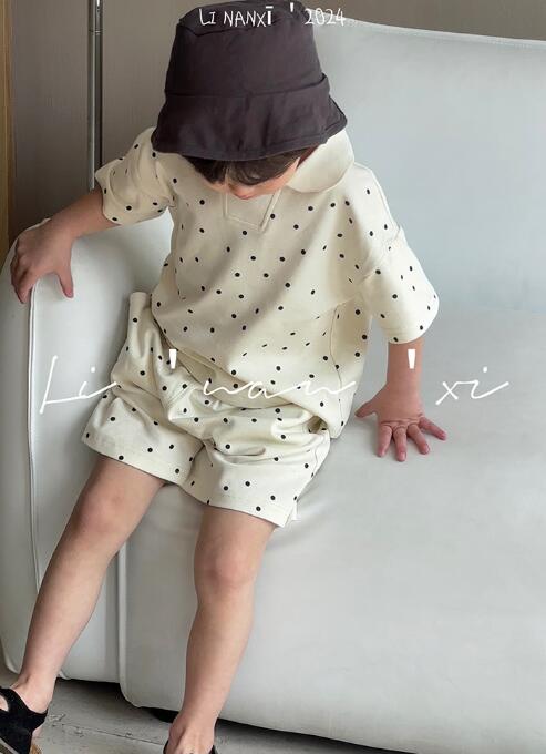 2024夏★子供服　トップス+ズボン　90-130cm★2柄