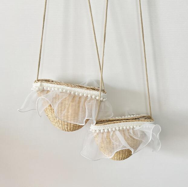 バッグ★ショルダーバッグ★かごバッグ★草編みバッグ★子供用