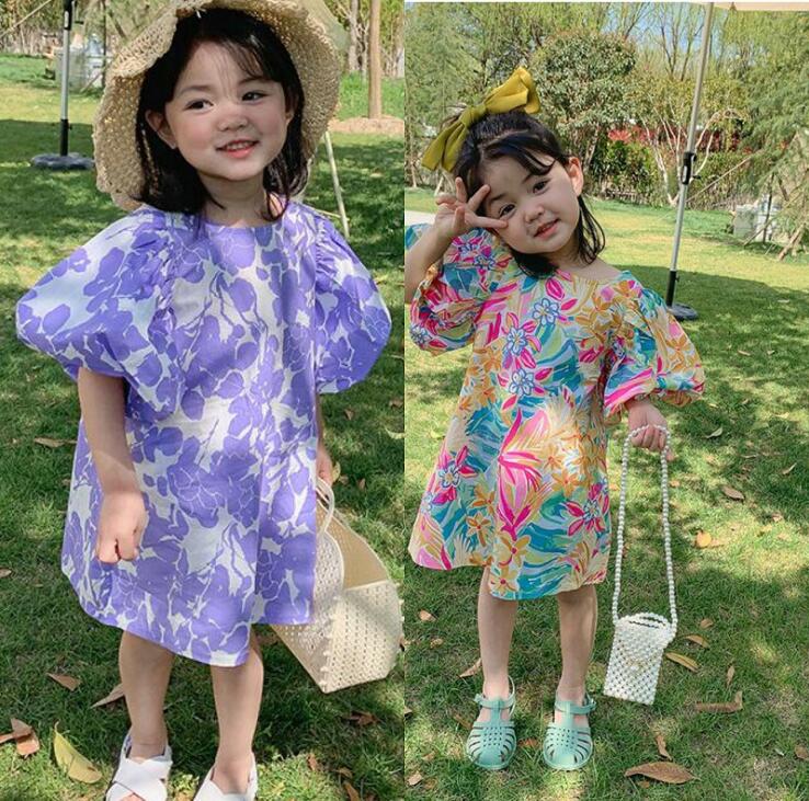 2024★春夏新作★韓国風子供服★ワンピース★2色7-15