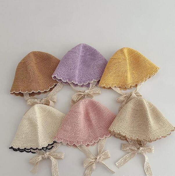 「2024」子供用★帽子★バケットハット★キッズ女の子★韓国風★6色