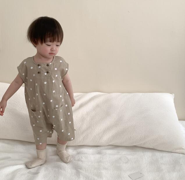 2024新型★ベビー服　連体服★66-100★2色