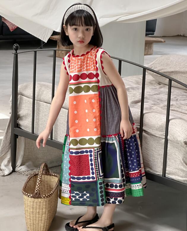 2024★春夏新作★韓国風子供服★ワンピース★90-150CM