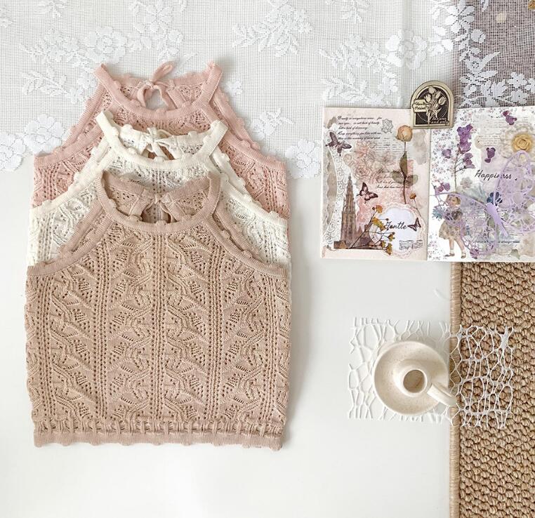 2024★夏新作★韓国風子供服★カジュアル★キャミソール★3色73-110CM　15営業日発送