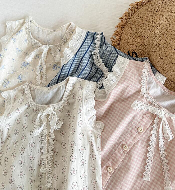 2024年新品★子供服　ベストトップス★90-140cm★3色