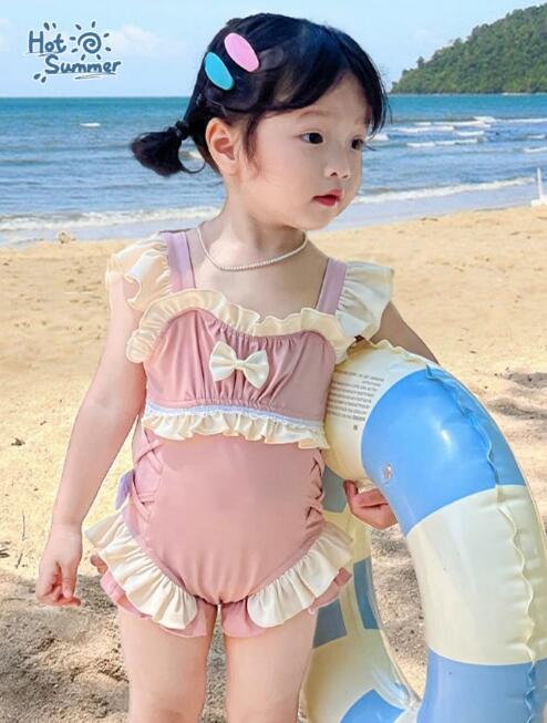 子供服★連体服★水着★キッズ女の子★可愛い★L-3XL