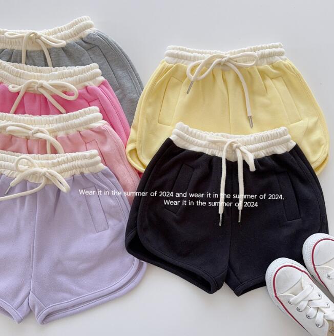 「2024」子供服★ボトムス★ショートパンツ★キッズ女の子★カジュアル★6色★90-140CM