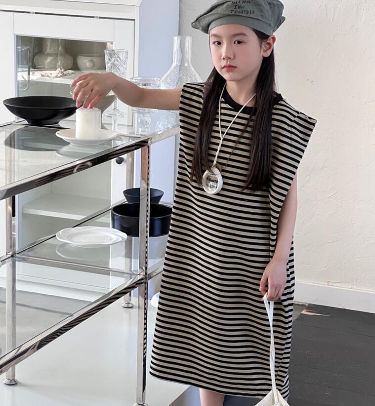 2024★夏新作★韓国風子供服★ワンピース★2色90-140CM