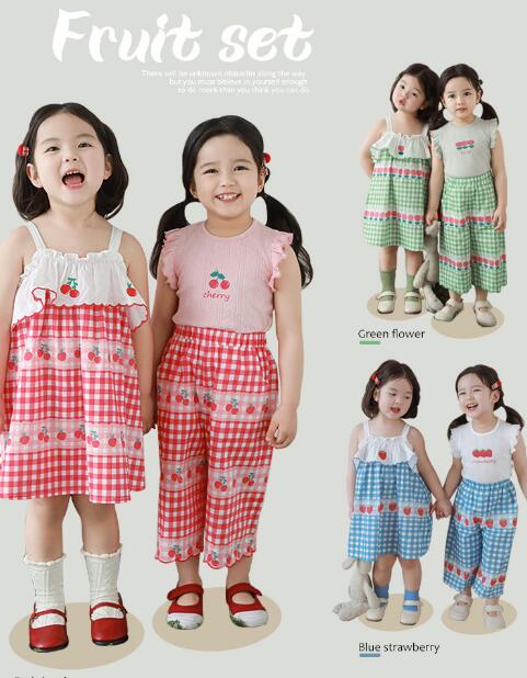 2024夏★子供服　トップス&ズボン&ワンピース　80-130cm★3色