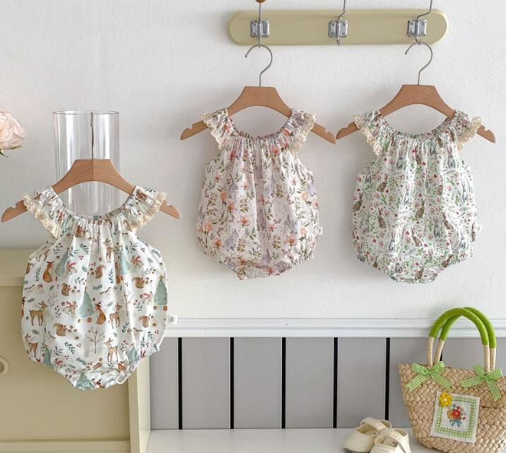 2024新品★ベビー服★ロンパース★66-90cm★3柄