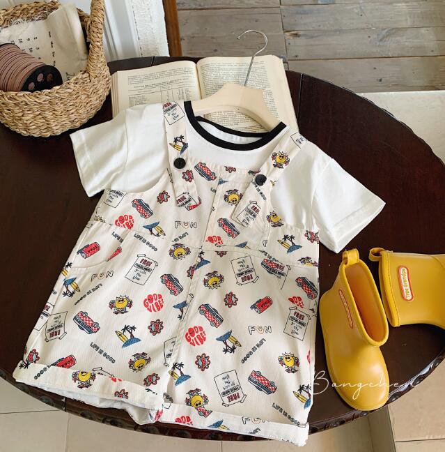 「2024」子供服★サロペット★連体服★韓国風子供服★キッズ★90-140CM