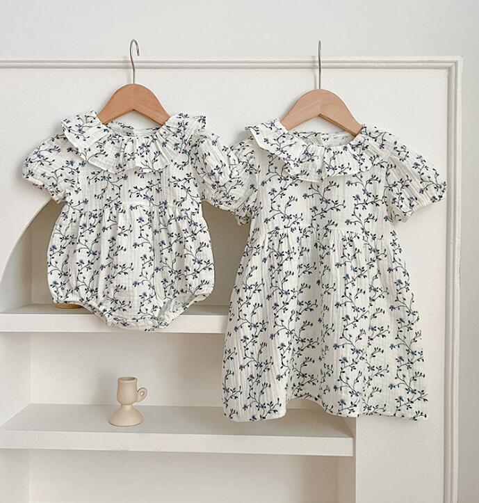 2024★夏新作★韓国風子供服★ロンパース★ワンピース★66-90CM/90-130CM