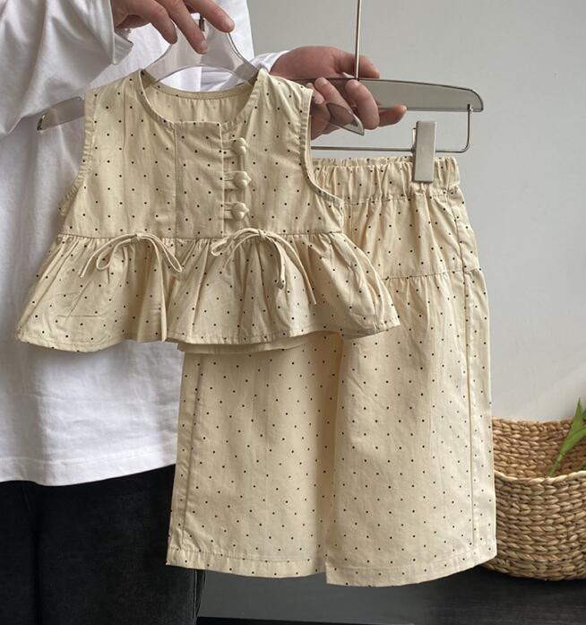 2024夏新品★子供服　トップス+ズボン　セット★90-140cm★