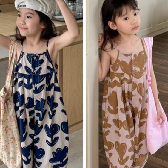 「2024」★子供服★サロペット★吊りズボン★韓国風子供服★キッズ★2色★80-130CM