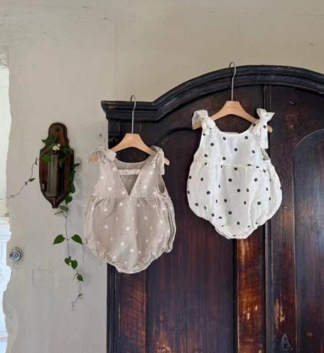 2024★夏新作★韓国風ベビー服★ロンパース★2色66-90CM