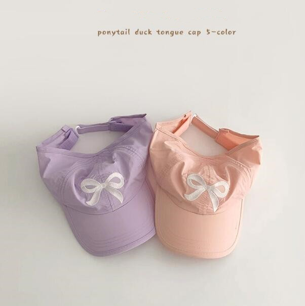 「2024」子供用★帽子★キャップ★キッズ★野球帽★蝶結び★可愛い★5色