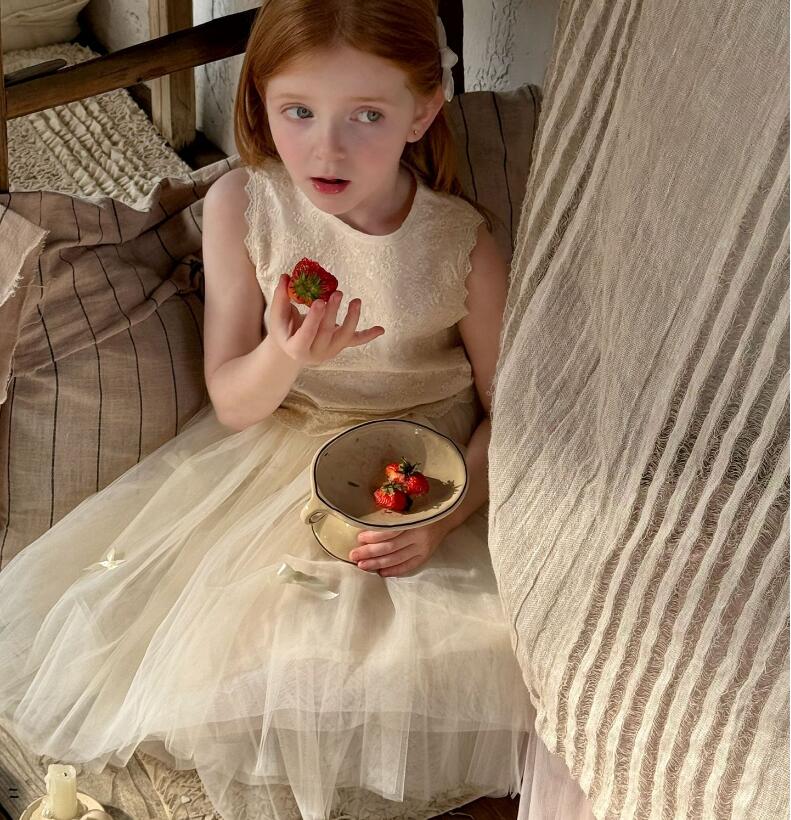 2024★夏新作★韓国風子供服★ワンピース★2色90-130CM　