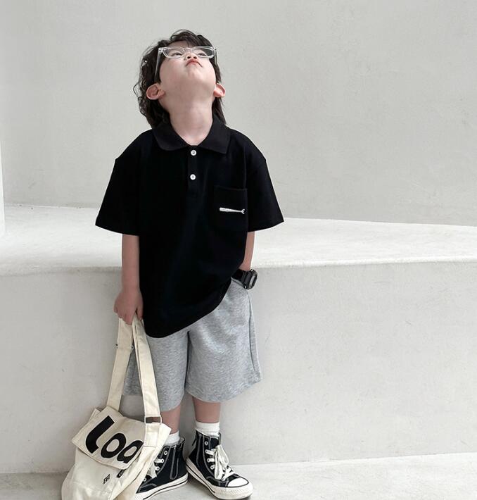 2024★夏新作★韓国風子供服★ポロシャツ★2色100-160CM