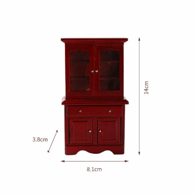 ミニチュア 1:12dollhouse ドールハウス用家具 フィギュア ぬい撮 ドール撮影 キャビネット 本棚 収納